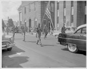 Boy scouts in parade